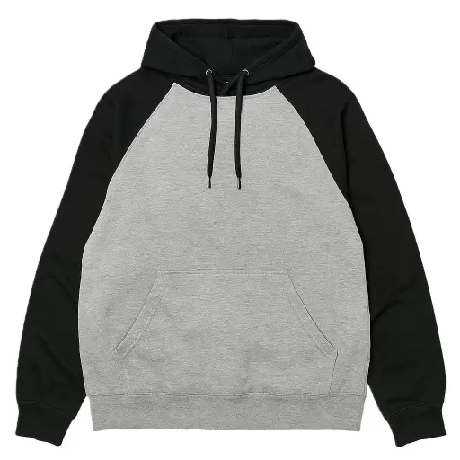 Two-Tone Raglan Hoodie