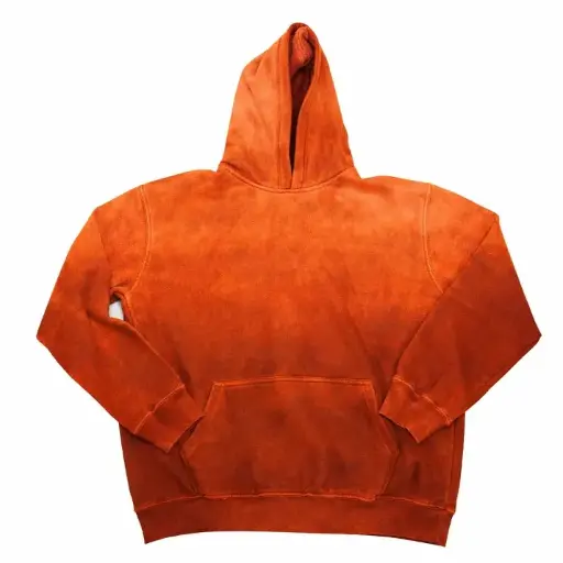 Acid Washed Hoodie (Orange)