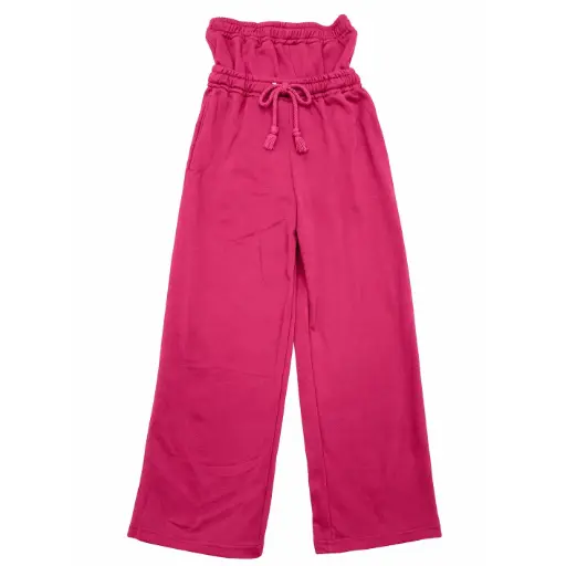 Double-Waist Sweatpants – Raspberry Pink