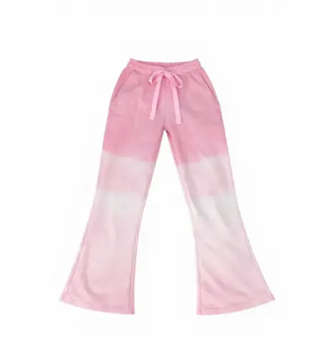Sun Faded Flare Sweatpants (Pink)