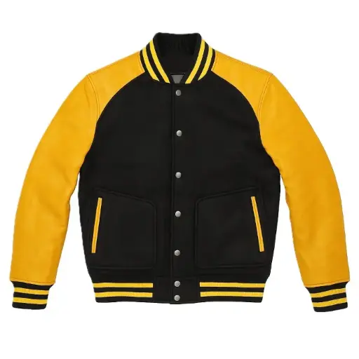 Varsity Jacket – Yellow & Black