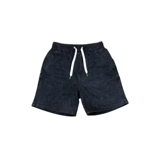 Acid Washed Shorts (Black)