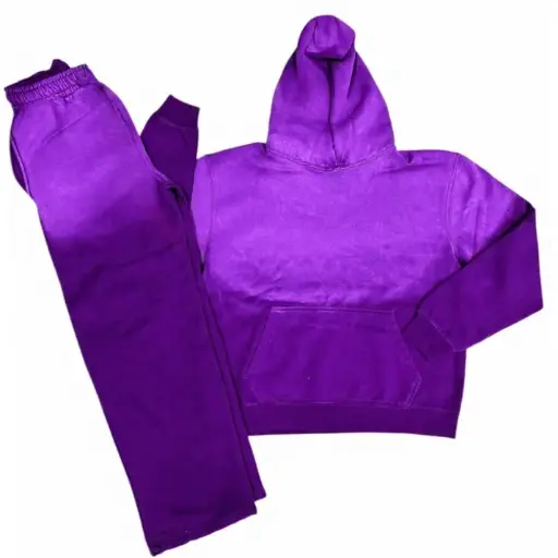 Custom Acid-Washed Hoodie & Pants Set