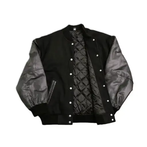 Custom Black Varsity Jacket