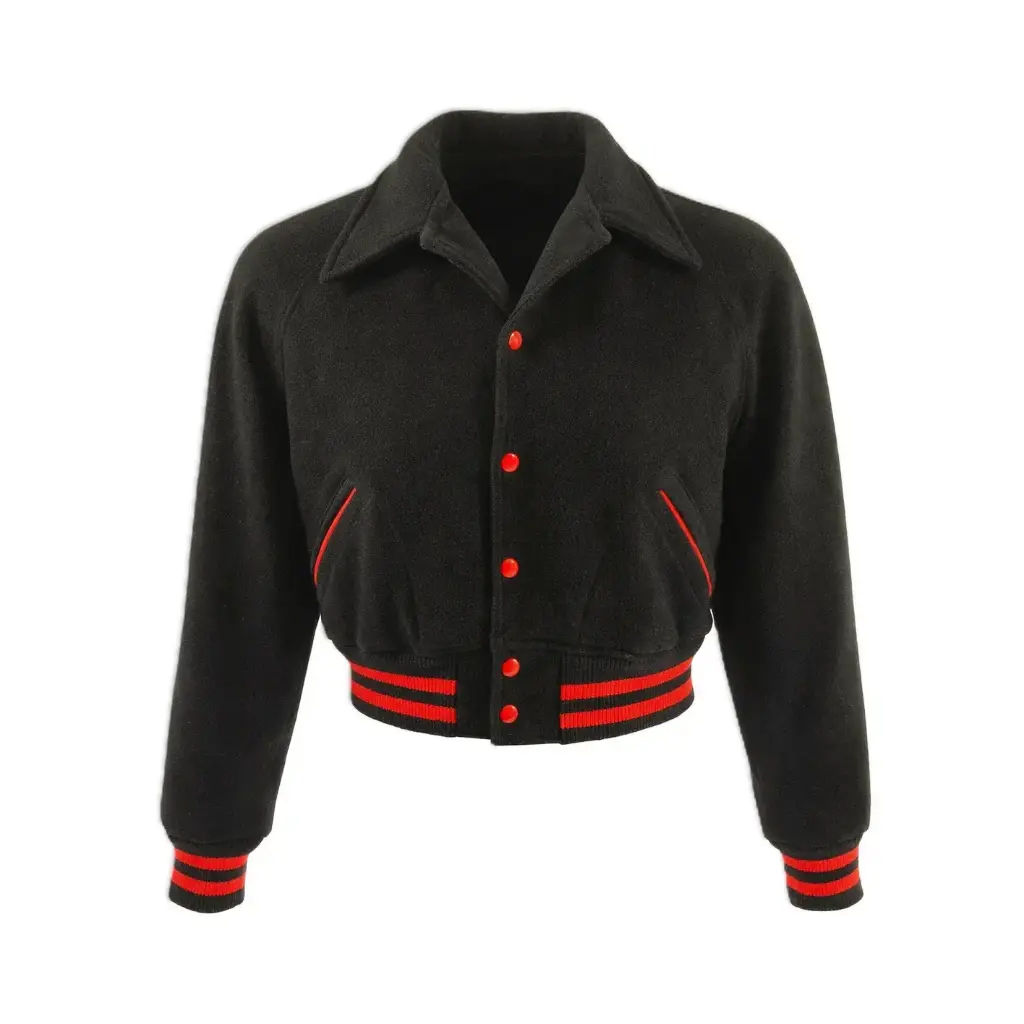 Custom Cropped Varsity Jacket
