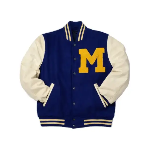 Custom Letterman Varsity Jacket - Wool Body & Leather Sleeves