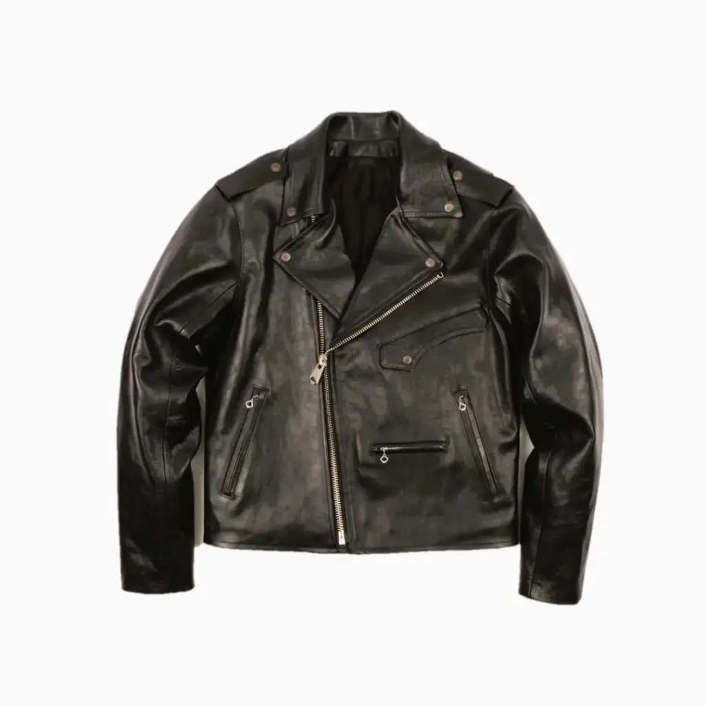 Black Biker Leather Jacket