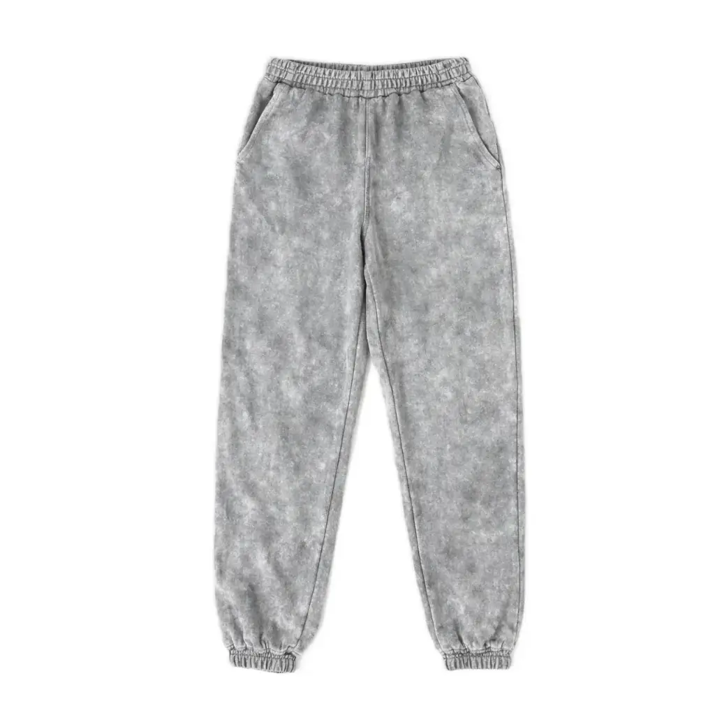 Acid Wash Fleece Jogger Pants