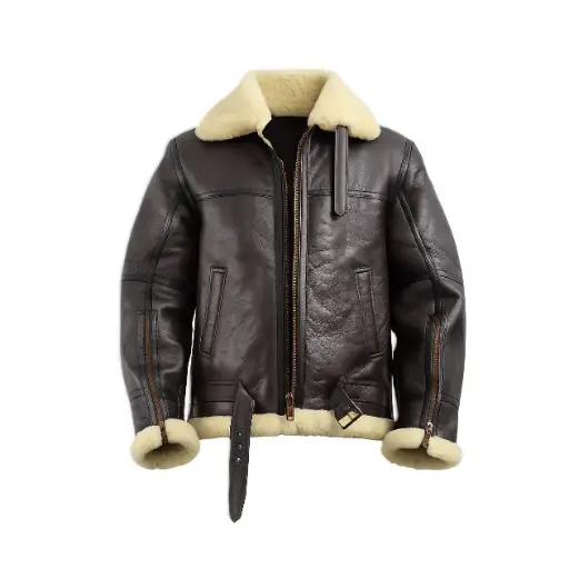 Leather B3 Shearling Aviator Jacket
