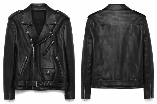 Men’s Classic Leather Biker Jacket