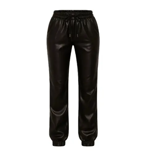 Leather Jogger Pants