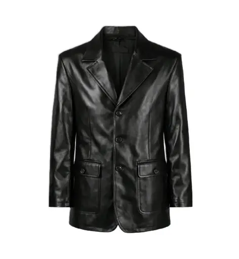 Leather Blazer Jacket