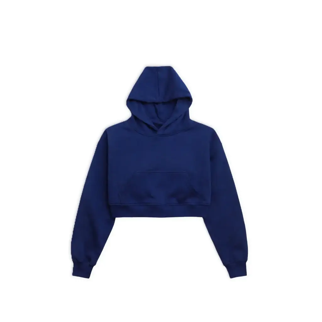 Cropped Pullover Hoodie