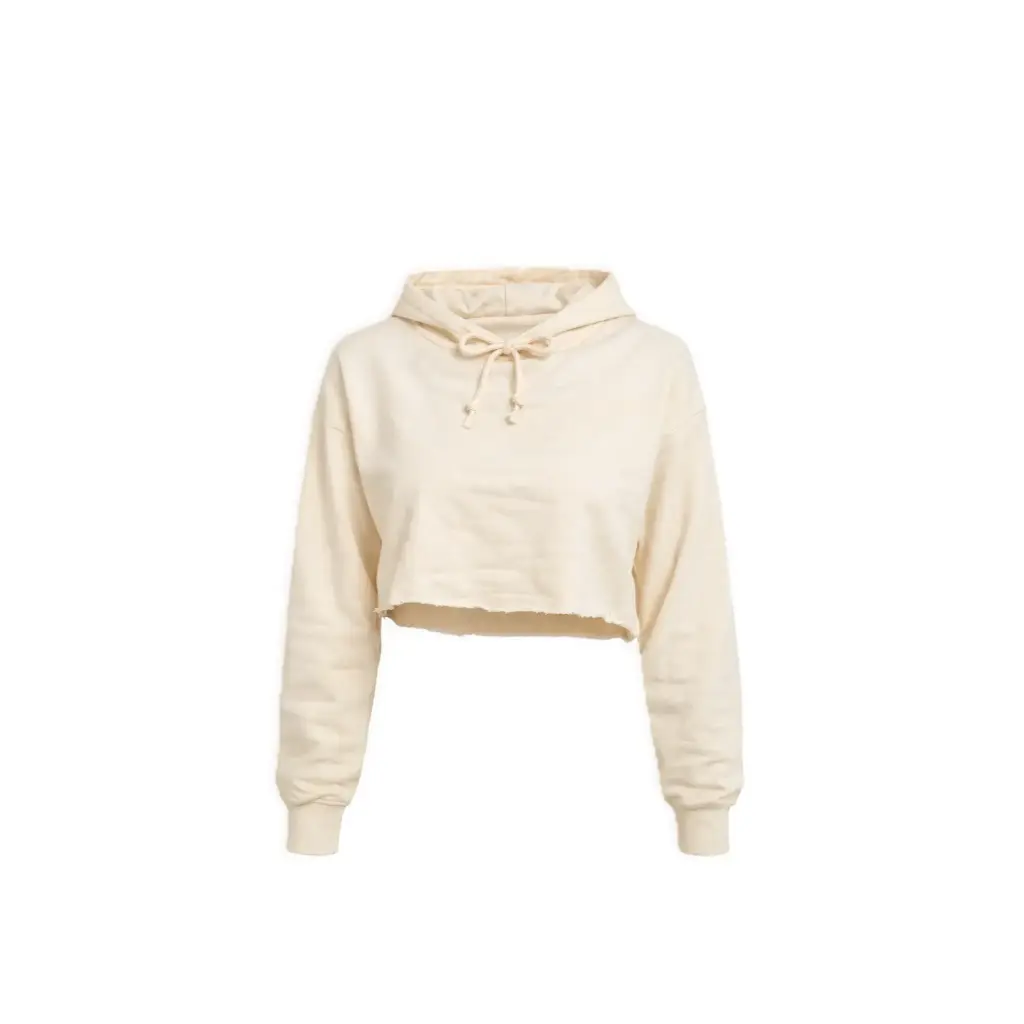 Cropped Hoodie - Off-White