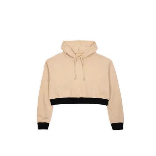 Cropped Pullover Hoodie