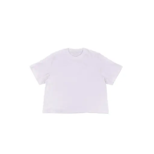 Classic Crew Neck Boxy tee - White