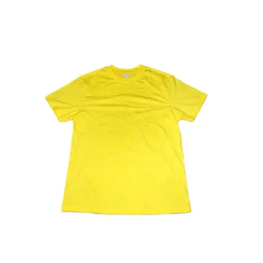 Essential Round Neck Tee (Bright Yellow)