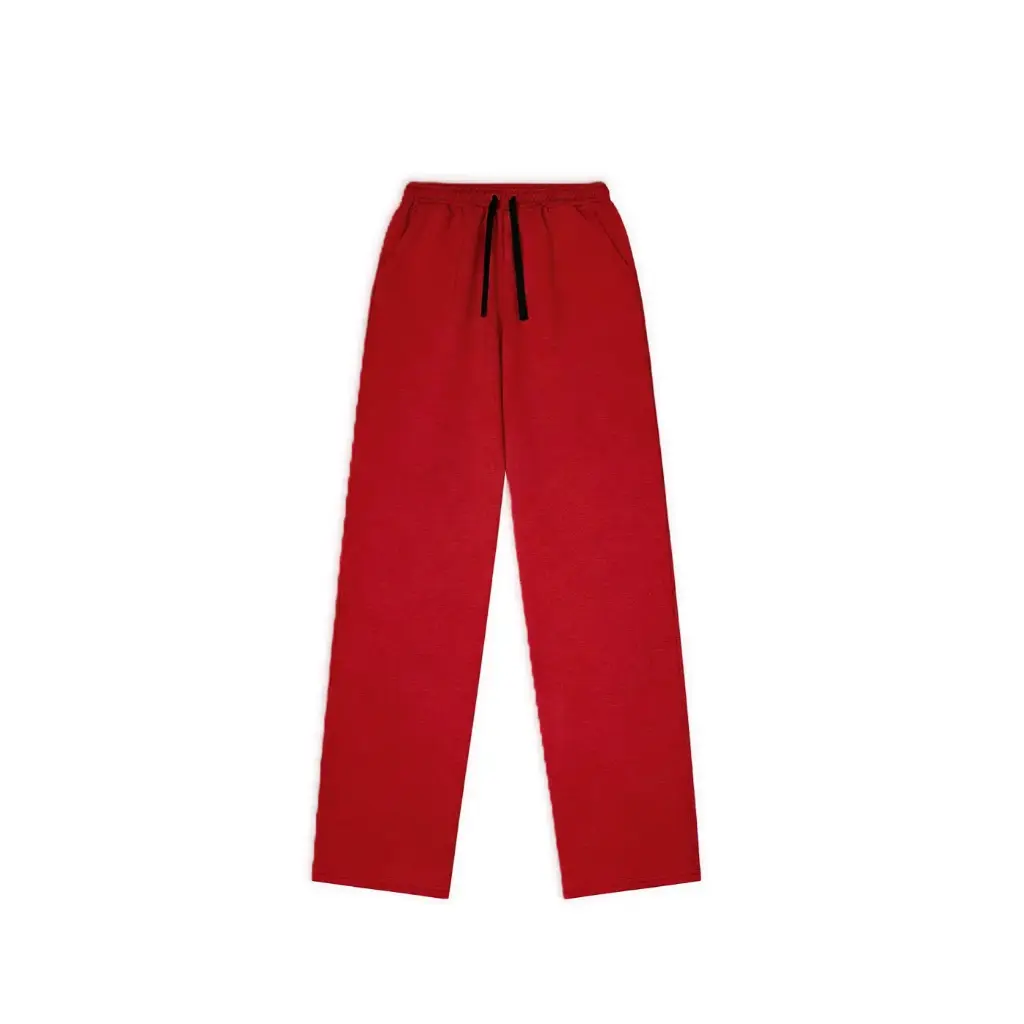 Straight-Fit Lounge Pants (Red)
