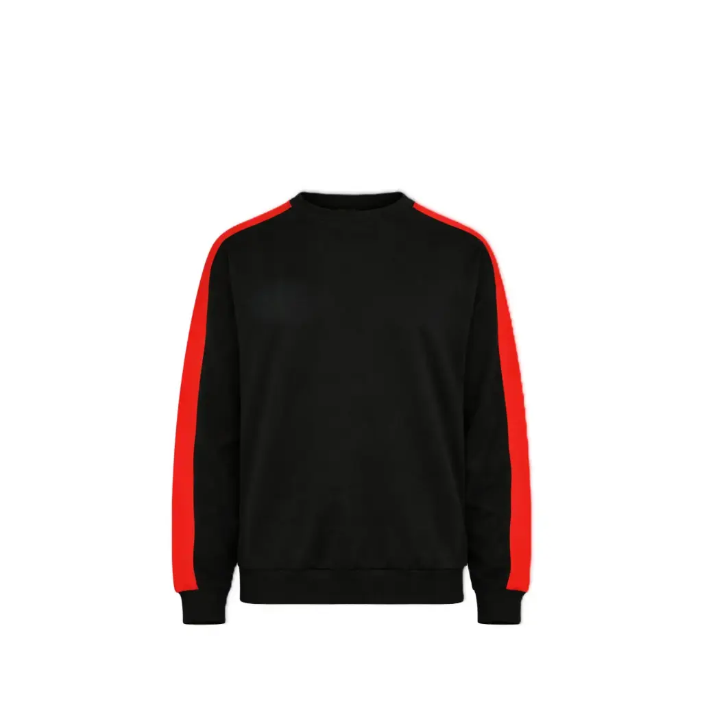 Two-Tone Panel Crew Sweatshirt