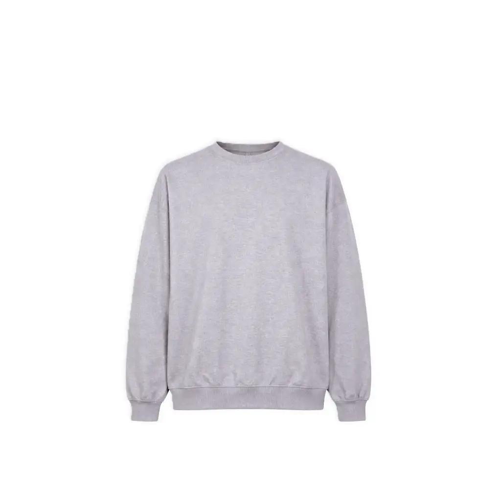 Blank Crewneck Sweatshirt (Heather Grey)