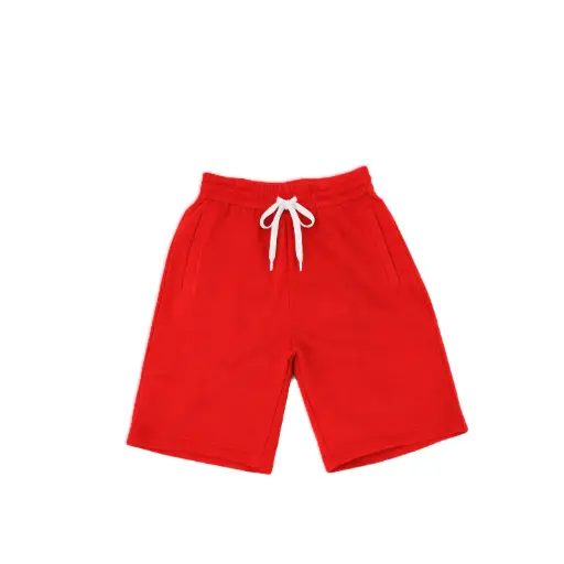 Red Fleece Shorts