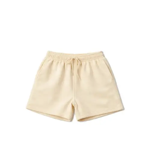 Classic Fleece Lounge Shorts – Beige