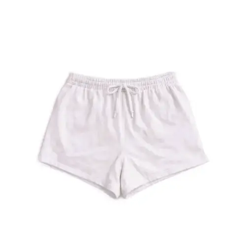 Classic Drawstring Lounge Shorts (White)