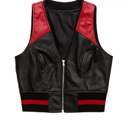 Womens Leather Vest